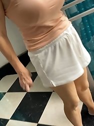 The hot milf teacher seduces her new student after class